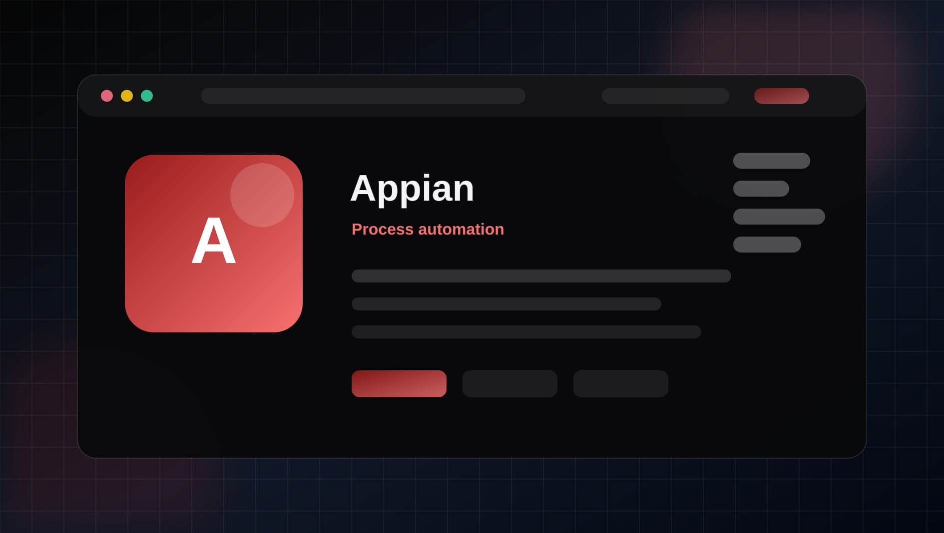 Appian visual overview