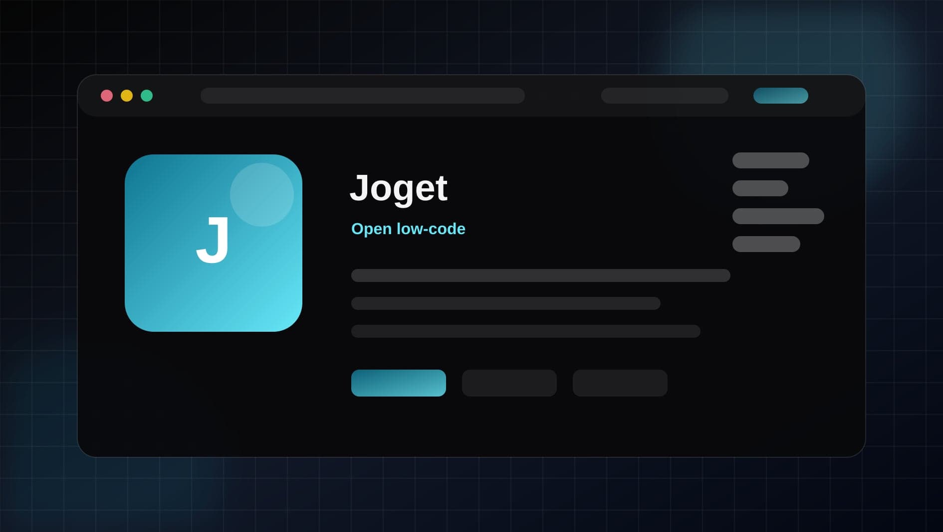 Joget visual overview
