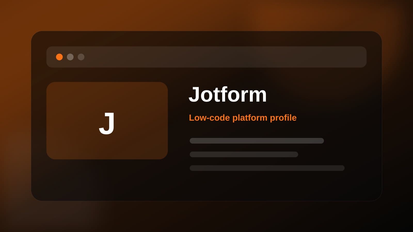 Jotform visual overview
