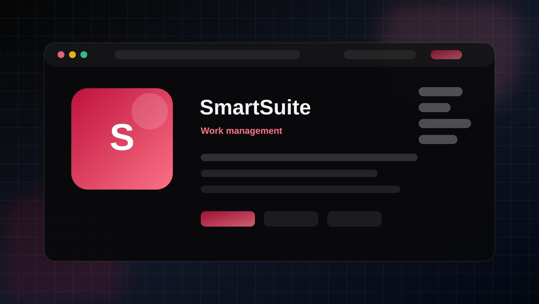 SmartSuite visual overview