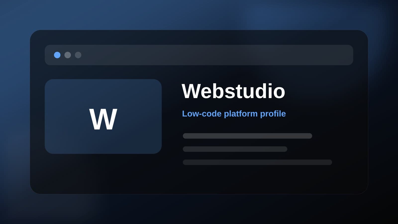 Webstudio visual overview