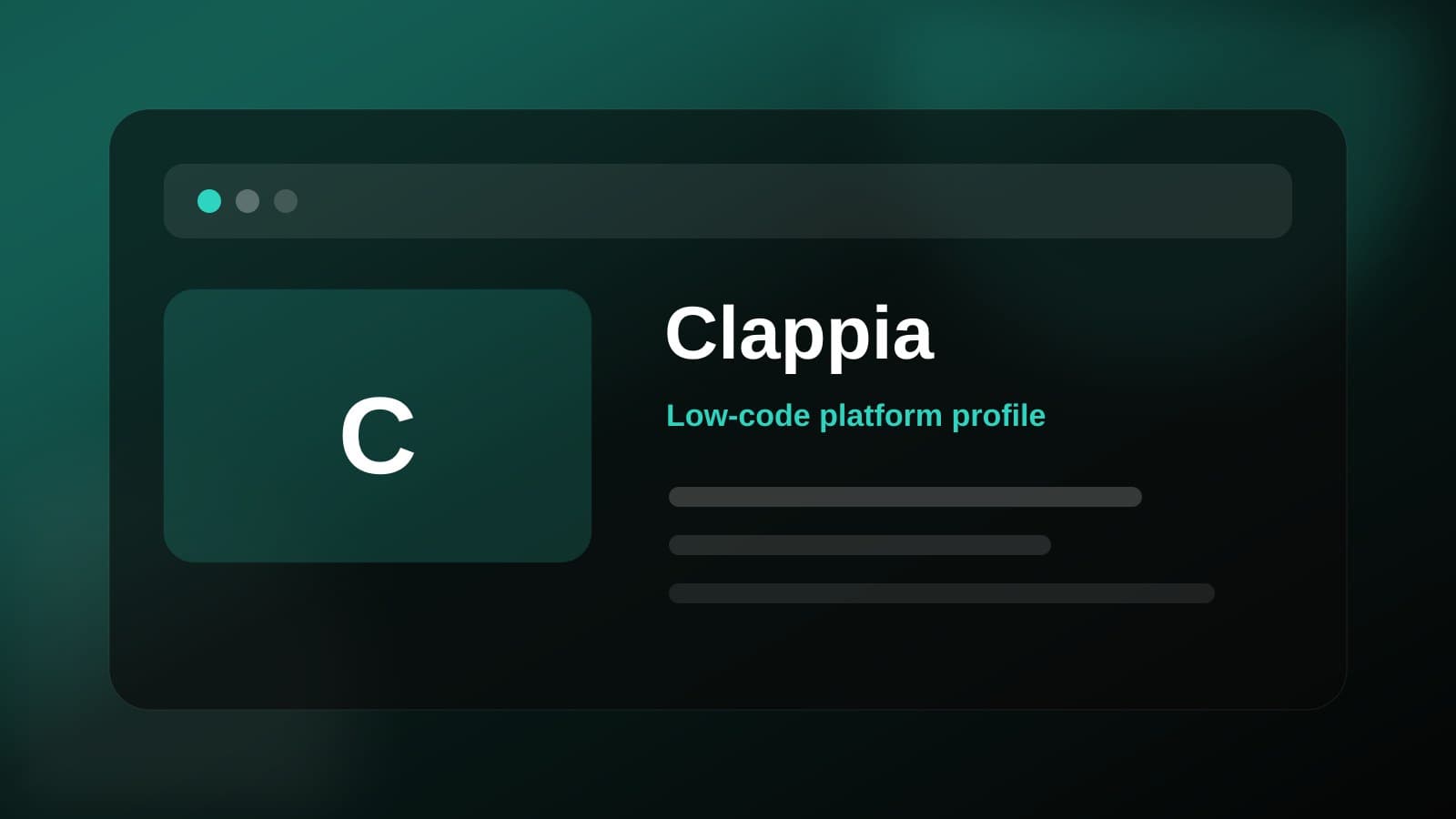 Clappia visual overview
