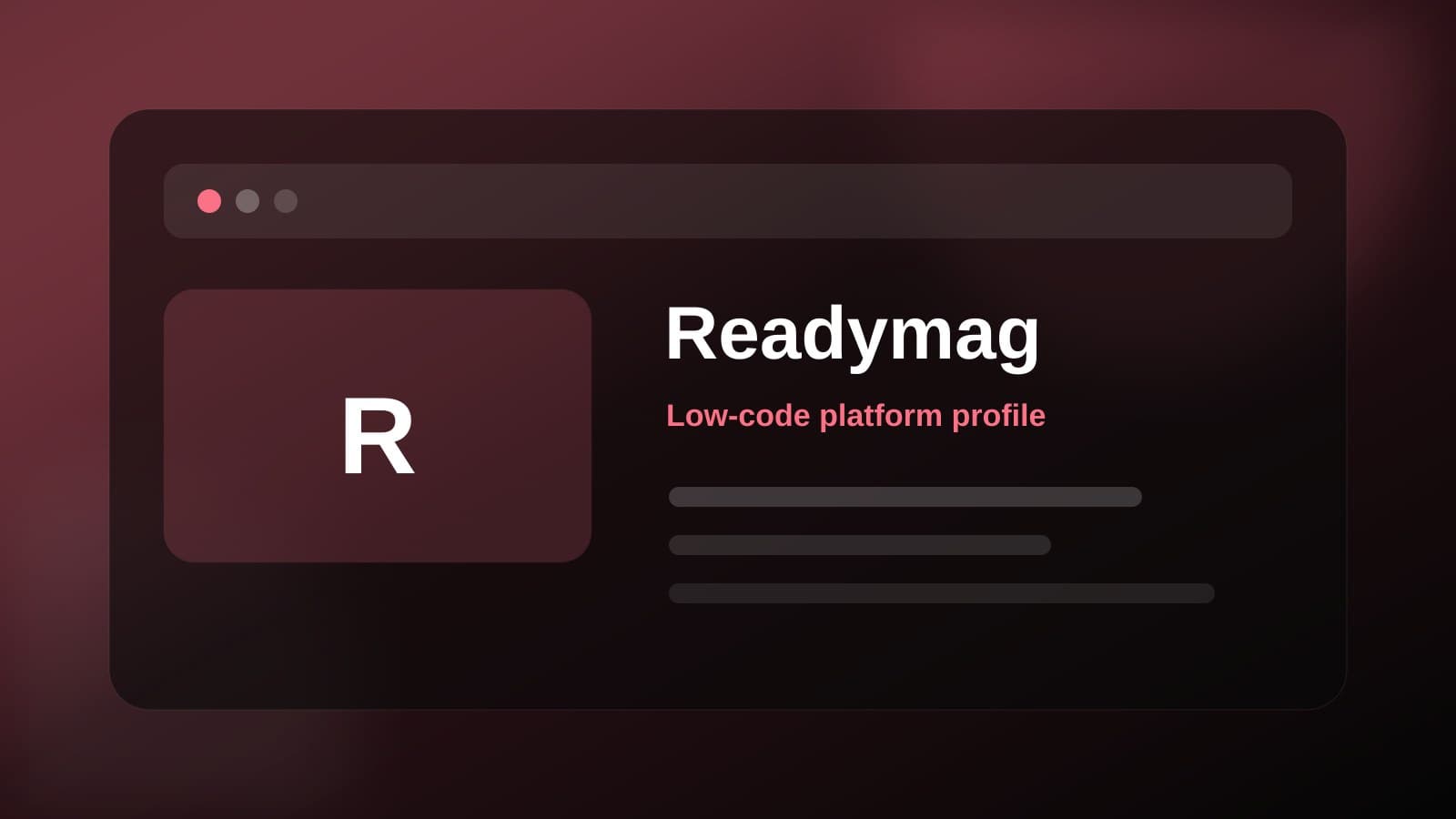 Readymag visual overview