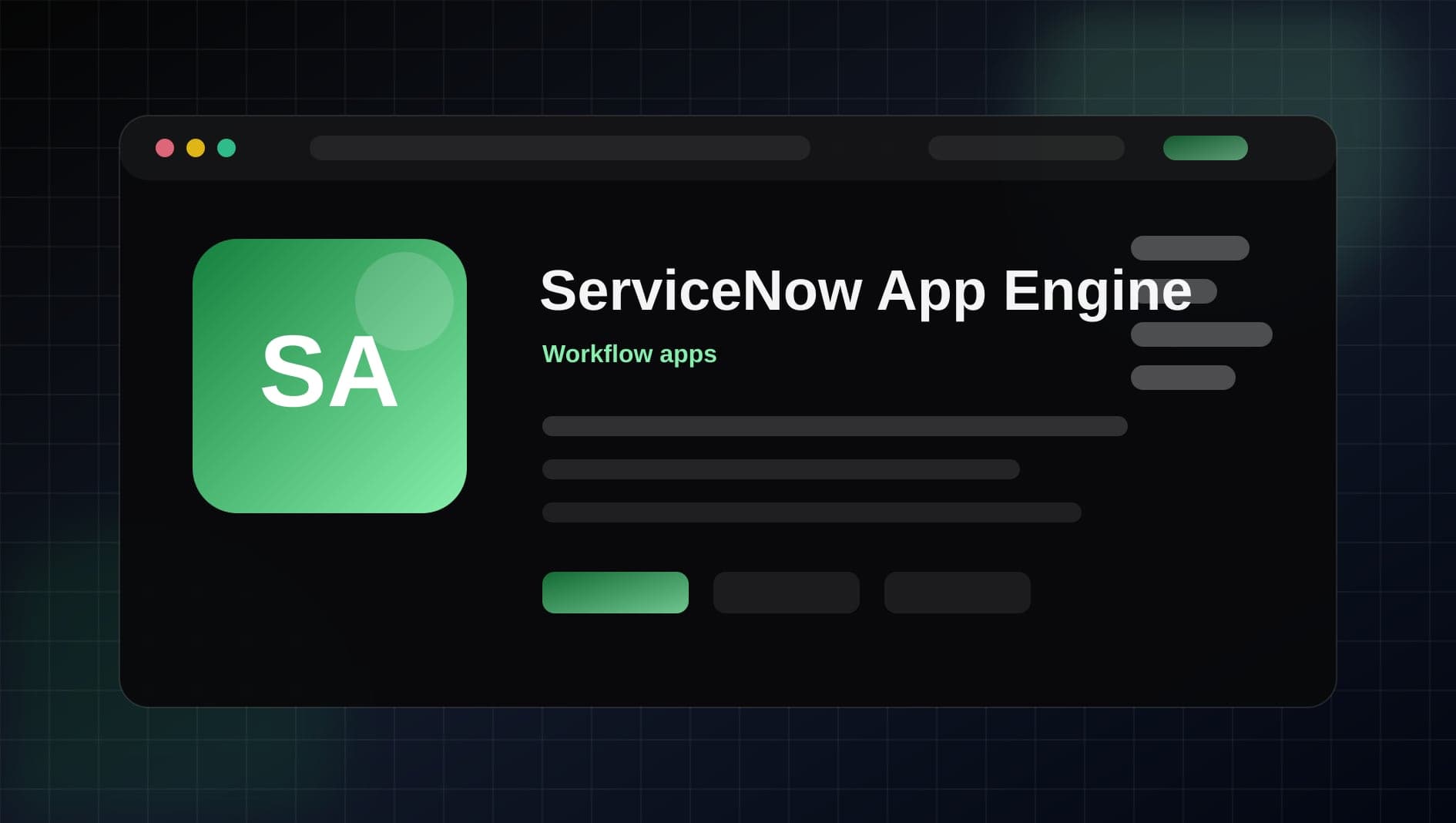 ServiceNow App Engine visual overview