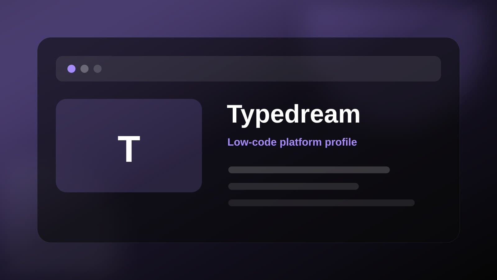 Typedream visual overview