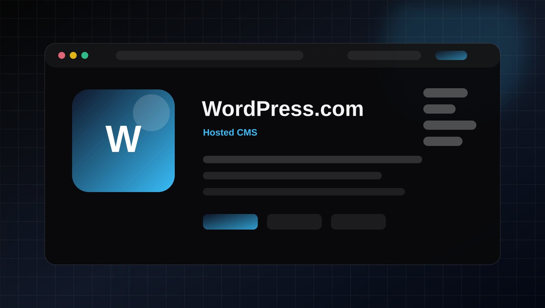 WordPress.com visual overview