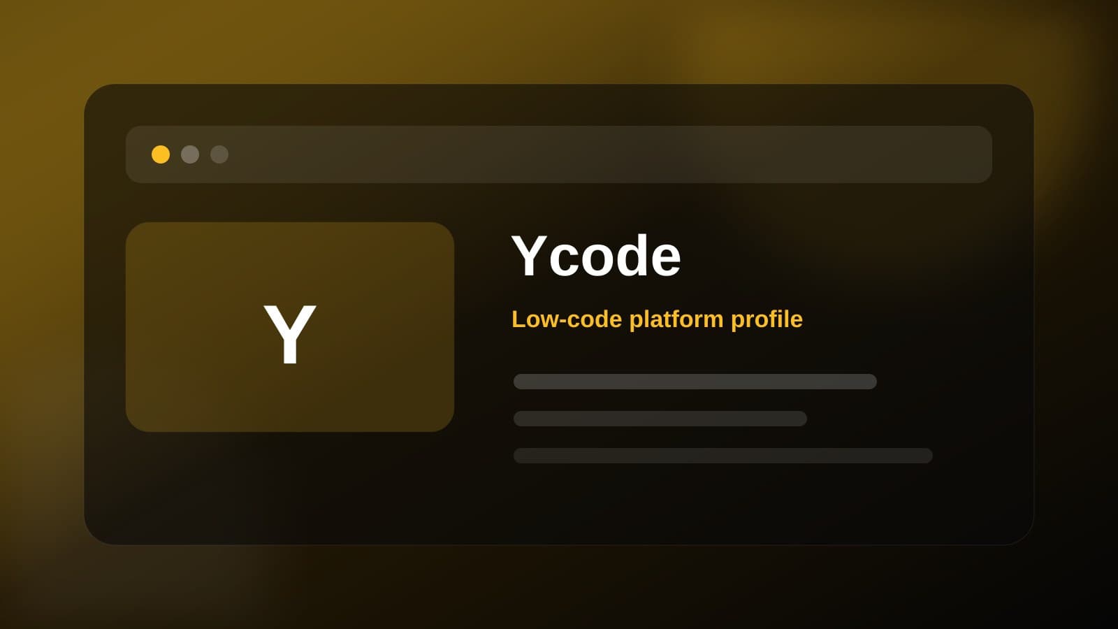Ycode visual overview